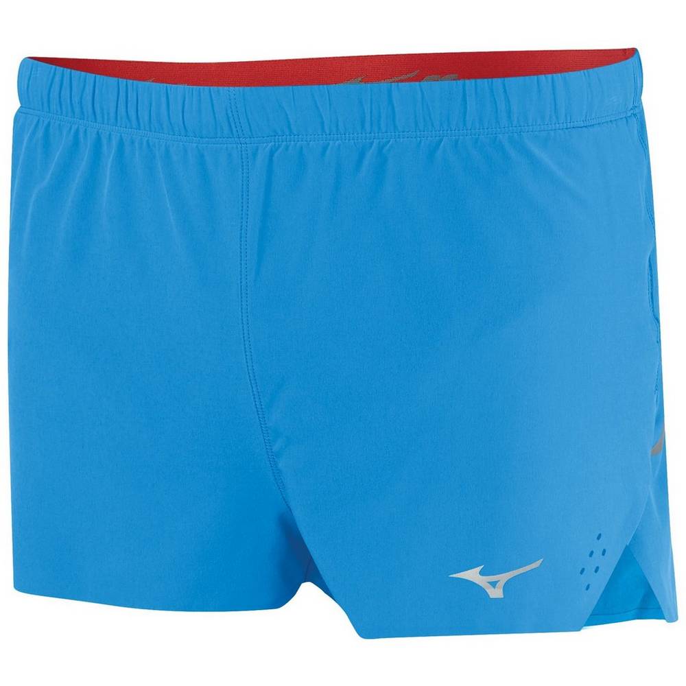 Calções Mizuno Aero 1.5" Split - Homem - Azuis - LPSOT8523